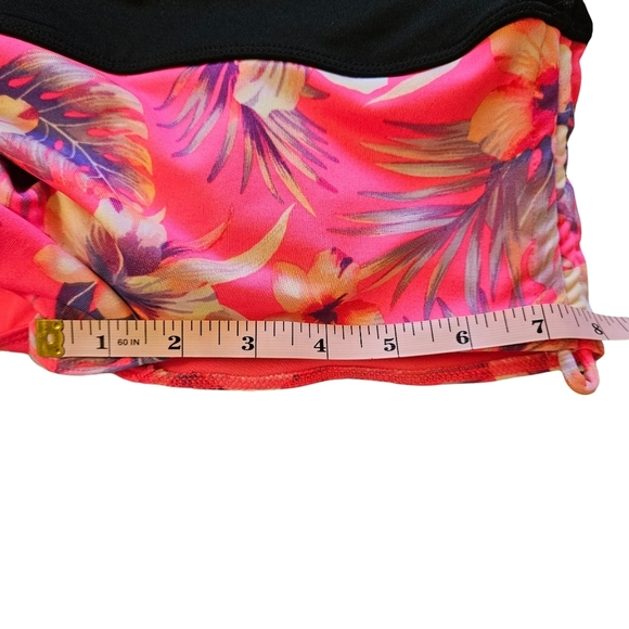 PINK Sport Gym to Swim Ruched Back Shortie, XS, Pink/Black, NWT - Picture 12 of 12
